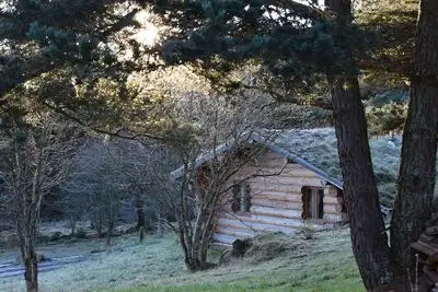 Image de \"Douglas\" gîte insolite en rondins au cœur de la nature Auvergnate