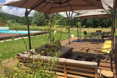 Image de Nature et sérénité entre lac et montagne, grande terrasse et jardin de 6000 m2