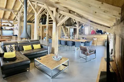 Image de Ski In\/Out : Grand chalet rénové de 400m situé sur les pistes