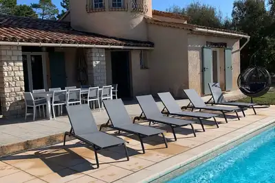 Villa in Provence / Côte d'Azur pour 10p avec piscine chauffée privé