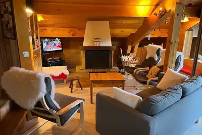 Image de Chalet Appartement 6 personnes calme avec vue plein sud.