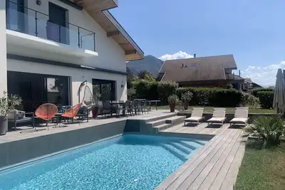 Image de Annecy- belle villa récente avec piscine 3 km du lac et du centre-ville