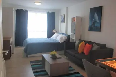 Image de Very beautiful new studio 400m from a huge beach.