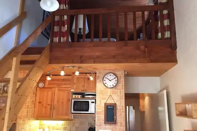 Image de 2 piéces meublé (29m2) + mezzanine(9m2) 5 personnes Méribel Mottaret