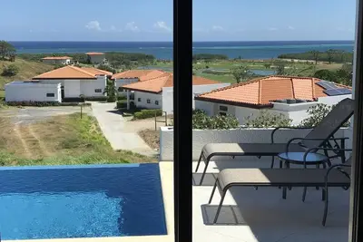 Villa de luxe 2 lits 2. 5 salles de bain avec vue imprenable sur la mer des Caraïbes
