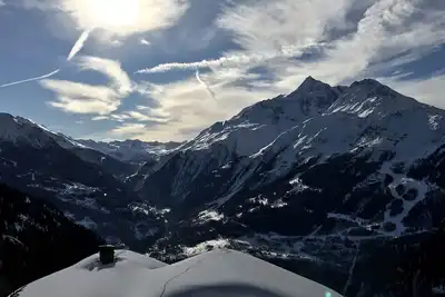 Image de Pied des pistes/coeur station, plain pied, magnifique vue sud panoramique, 6/8p