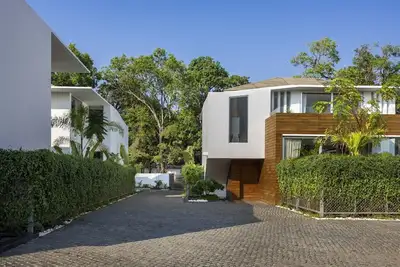 Image de Design contemporain et esthétique, ces maisons écologiques sont nichées à Goa