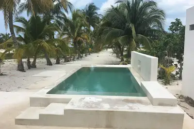 Image de Casa del Palmar, sur la plage, Telchac Puerto Yucatan