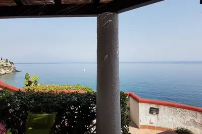 Image de Sicile - Sur La Plage, L'Ocean Et L'Etna Vue Imprenable