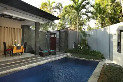 Image de Villa avec piscine 1 chambre près de la plage