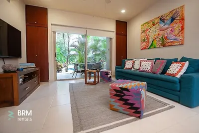 Tulum Condo artistique au rez-de-chaussée le plus proche de la plage