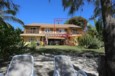 Jardin De Corail - Fregate - Studio en bord de mer avec vue sur la mer