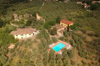Image de Panorama Chianti BellaCasa Pour Les Familles Avec Jardin Et Piscine Wifi Gratuit