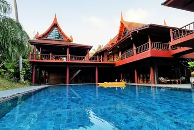 Privé villa de luxe à Koh Samui, Laem Set Beach