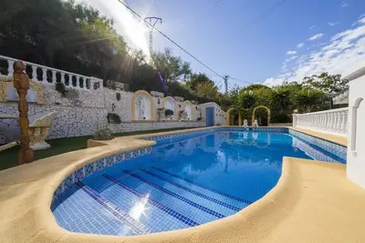 Image de Costa Blanca. Vue Panoramique Villa. Piscine privée.