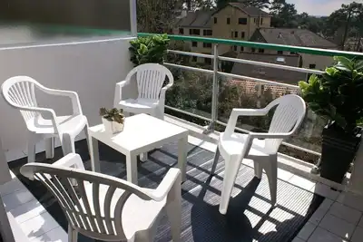 Image de Duplex, terrasse dernier étage sud, wifi, calme, plage 5mn a pied