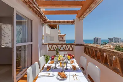 Beside Beach Appartement 3 Chambres Vues Sur La Mer Sud À Benalmadena Costa. Malaga