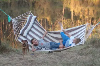 Image de Go Wild Cabin Camping & Pêche Lac privé et de la forêt. Le paradis des chiens!