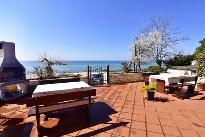 Image de Studio vue mer centre Zambratija WiFi climatisé barbecue parking