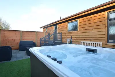 Badgers Den- Un lodge de luxe, 2 chambres en suite avec bain à remous privé