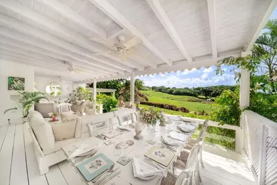 Image de Villa avec vue imprenable sur le golf et la mer des Caraïbes