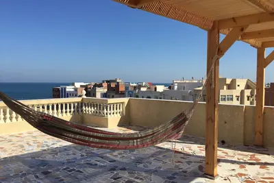 Appartement Asilah (Maroc), terrasse vue océan, 4 personnes