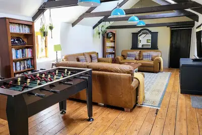 Image de Conversion de grange de 4 chambres dans la belle campagne