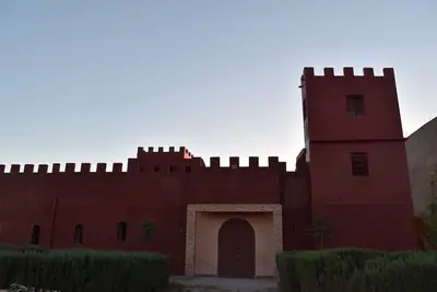 Image de Riad marocain traditionnel, l'aéroport Nr Agadir