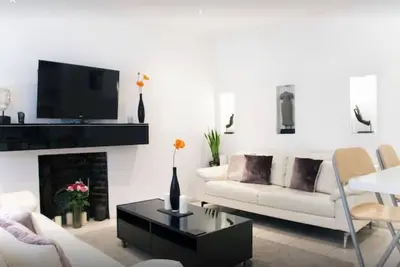 Image de calme luxe 2 grande chambre appartement jardin Kensington