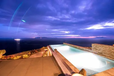 Vathi Bleu Villa De Luxe Avec Piscine Privee Et Vue Sur Mer Exceptionnelle