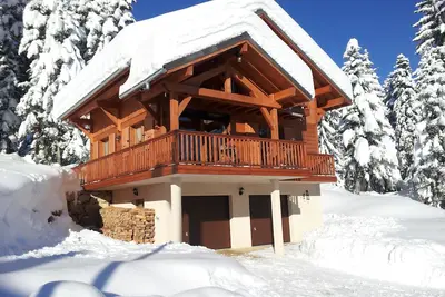 Image de Chalet récent, gd confort, 8 personnes, en limite de piste, domaine de Valmorel