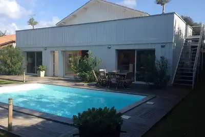 Image de Cap Ferret villa avec piscine au cœur du village