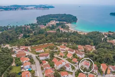 Image de Appartement dans Rovinj avec terrasse, Climatisation, Wifi, Machine Ă laver (4686-1)