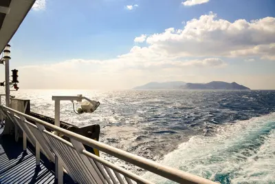 Image de Ios grand studio avec vue sur la mer à côté de la vie nocturne pour 2