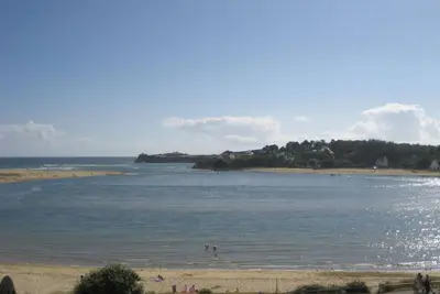Image de Guidel Plages, Face à la mer, Pleine vue mer, Plage à 50 m, Superbe T3 Meublé