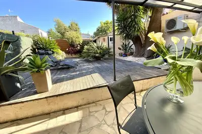 Image de Cap d'Antibes appart F2 en rez de jardin privatif tt confort, comme chez soi! !