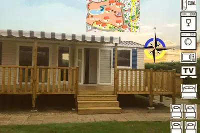 Image de Mobil-home récent 40m2-3ch-2 Sdb-Equip+++, Siblu 4*