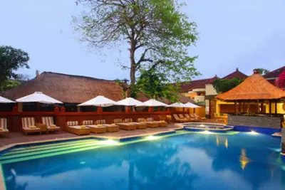 Image de 1 Br dans l'atmosphère confortable d'un complexe de charme à Kuta Beach - Bali