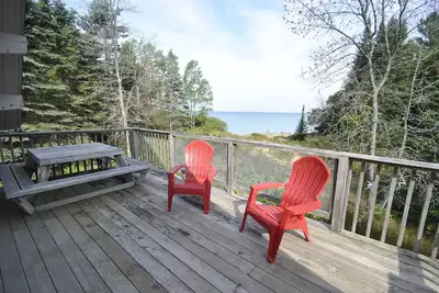 Image de Traverse City, lac Michigan, priv, front mer, loyer, dimanche Ă dimanche