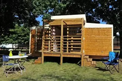 Image de Cabane Nature Standard 16m² \/ 2 chambres - terrasse (sans sanitaires privatifs) 4 personnes