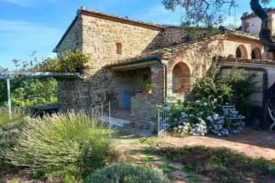 Image de Ferme toscane hors des sentiers battus, vue et piscine