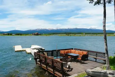 Image de Nouveau: retraite au bord du lac! Island Park 4br / 2ba, ponton privé, branchement Rv, wifi gratuit