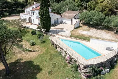 Image de Céret Magnifique Mas Ensoleillé Vue Imprenable Sur La Plaine et la mer