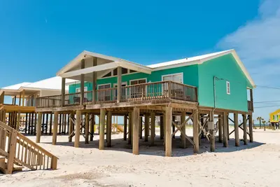Beach Break - Beachhouse côté golfe avec de superbes vues et à une maison du golfe