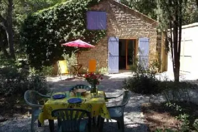Image de La Nouvelle Peyriere - charmant gîte dans grand terrain boisé, 2 ch, piscine
