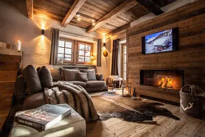 Image de Ski chalet de luxe Ă la montagne