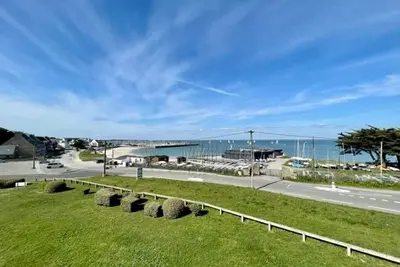 Studio mezzanine à Quiberon - 4 pers, 2 balcons, parking, animaux acceptés