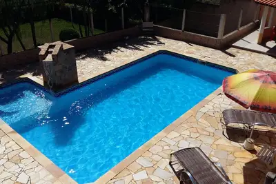 Image de Location de salle saison, Sitio avec piscine, sauna, terrain, Edicula, Wifi, jeux Salao.