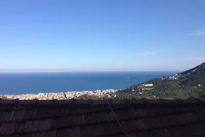 Image de paix et détente à quelques pas de la mer