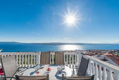Image de Appartement dans Crikvenica avec vue mer, terrasse, Climatisation, Wifi (3492-8)